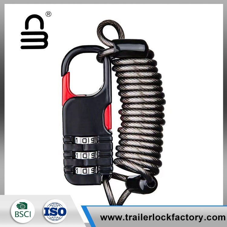 तार रस्सी हेलमेट लॉक